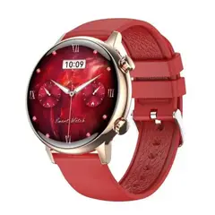 FOXYSMART - Reloj Inteligente Para Mujer Smartwatch Bluetooth Active mini -Rojo