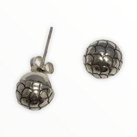 Aros de plata 925 sin piedra al lóbulo