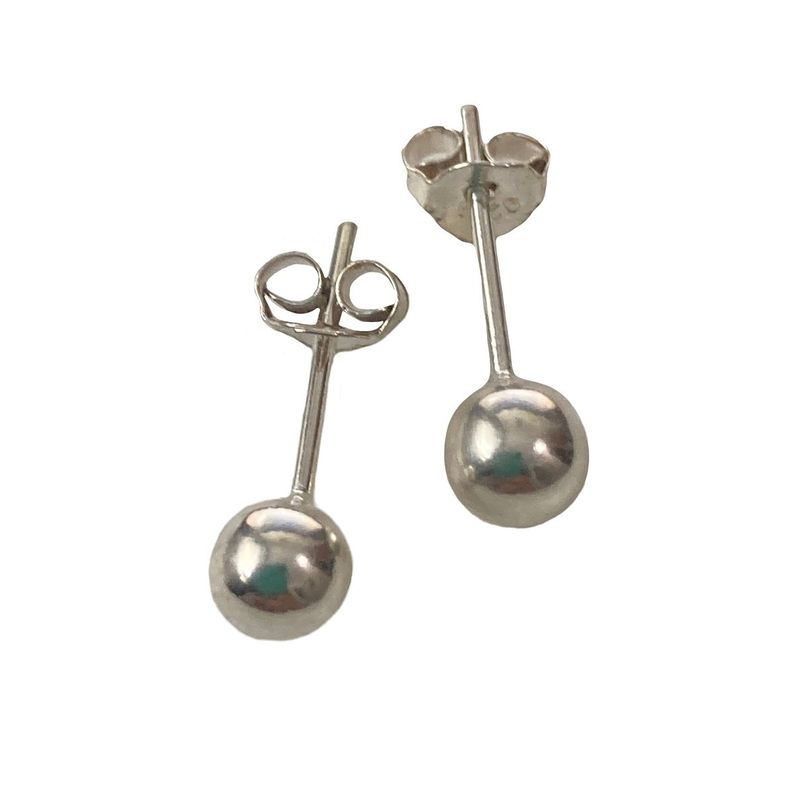 TAETHAI - Aros de plata 925 sin piedra al lóbulo