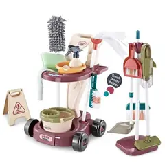 GENERICO - Set Aseo Little Helper Juguete Didáctico Limpieza 26 piezas