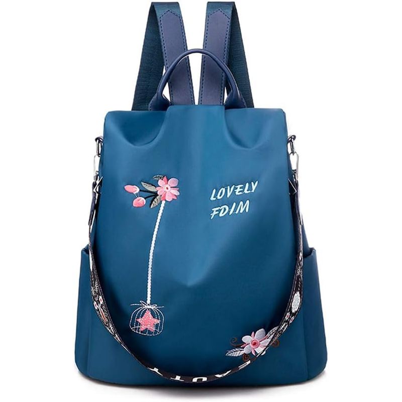 PUREPOWER - Mochila impermeable antirrobo oxford new chic urbanity Azul