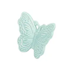 HERRERA MAISON - Figura Mariposa Ceramica Aqua 8 CM