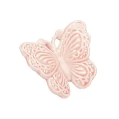 HERRERA MAISON - Figura Mariposa Ceramica Rosado 6 CM