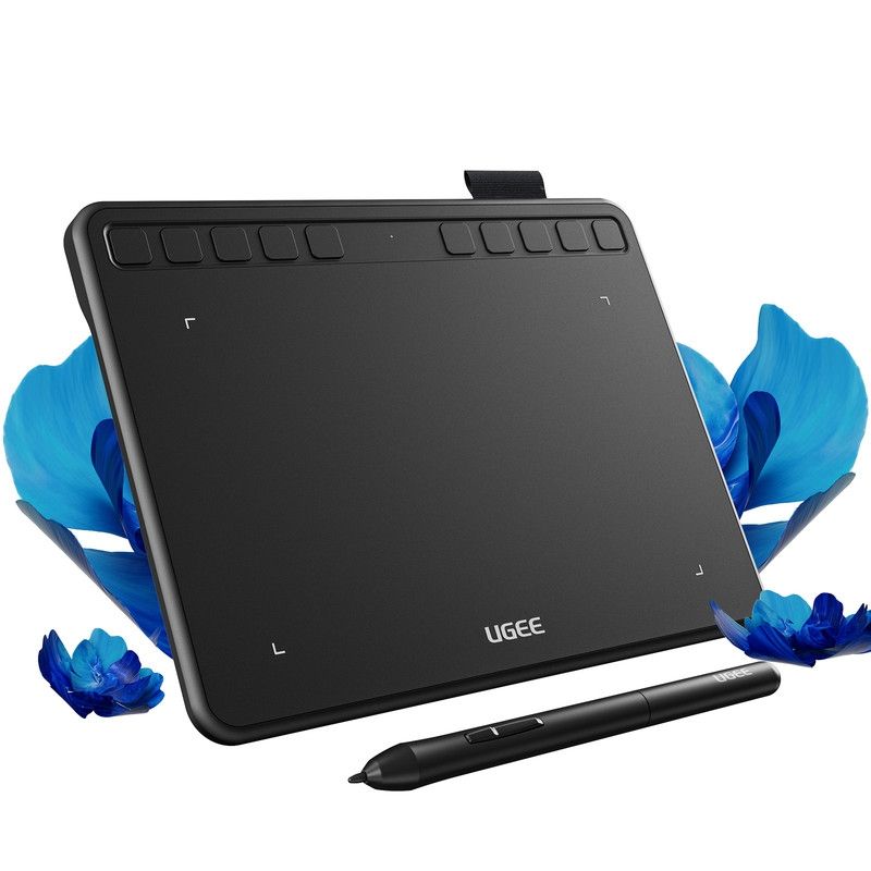 UGEE - Tableta Gráfica Digitalizadoras Portátil S640 ugee 6x4 Inch Negro