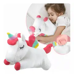 KUANGYE - Peluche Unicornio De Felpa Almohada Cojín Juguete 40 Cm