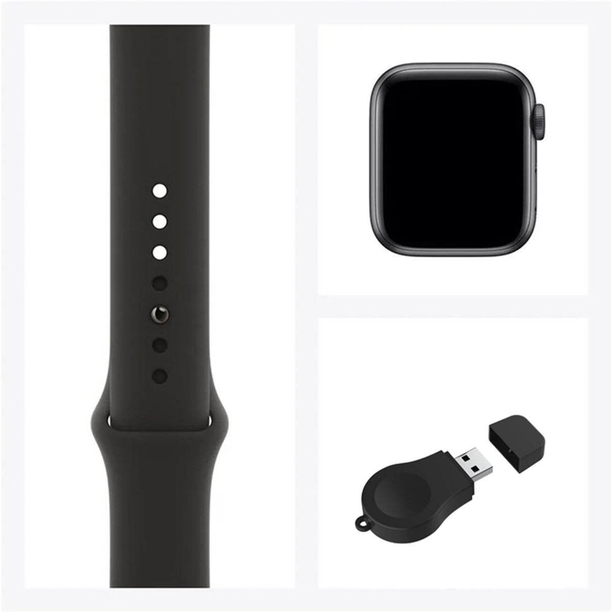 APPLE - Apple watch series 6 40mm GPS - Negro Reacondicionado(Semi Nuevo)