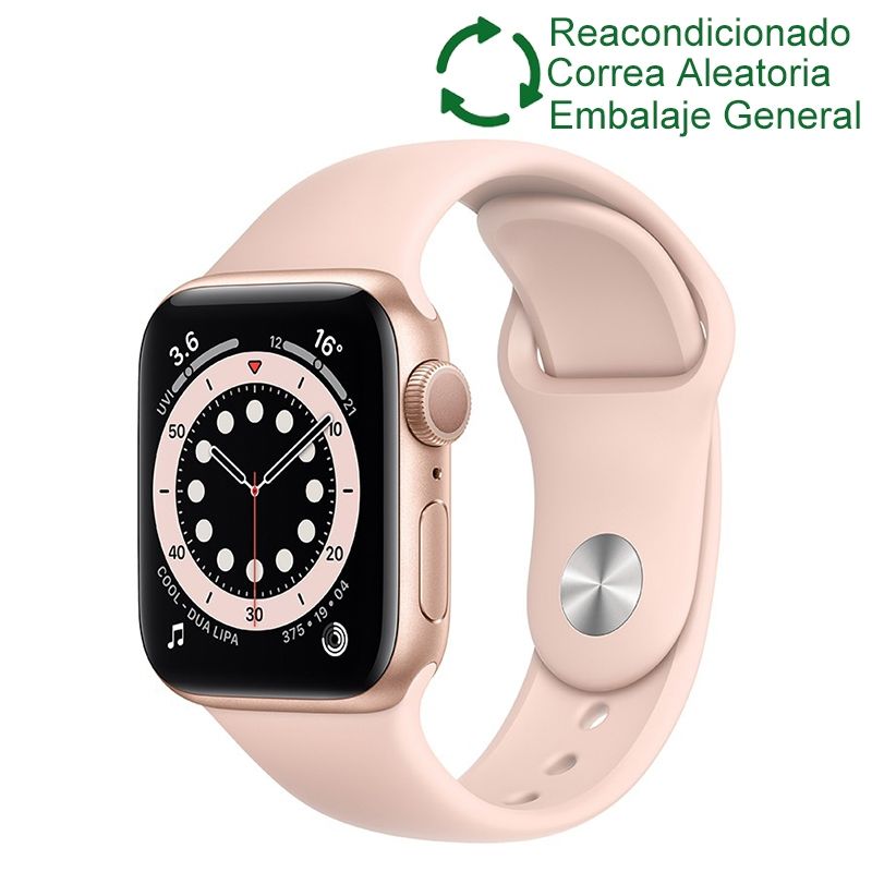 APPLE - Apple watch series 6 40mm GPS - Rosa Reacondicionado(Semi Nuevo)