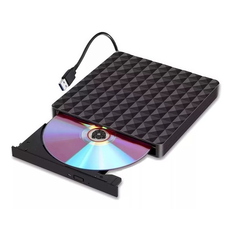 EDWINAYY - Grabador Lector Externo Con Usb 3.0 Dvd/cd Slim Para Win Mac