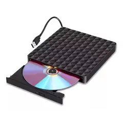 EDWINAYY - Grabador Lector Externo Con Usb 3.0 Dvd/cd Slim Para Win Mac