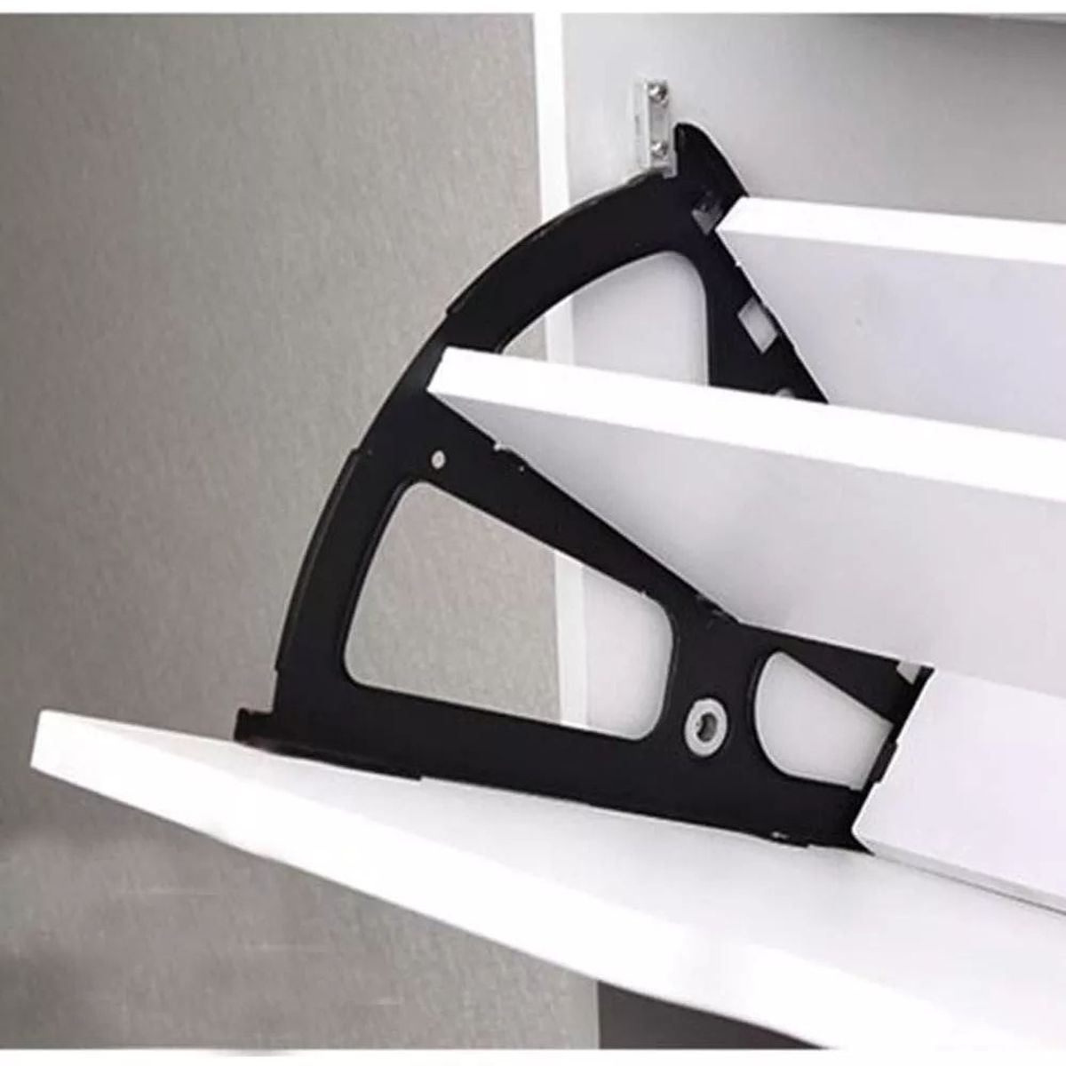 KUANGYE - Bisagras Soportes Para Mueble Zapatero De 2 Filas