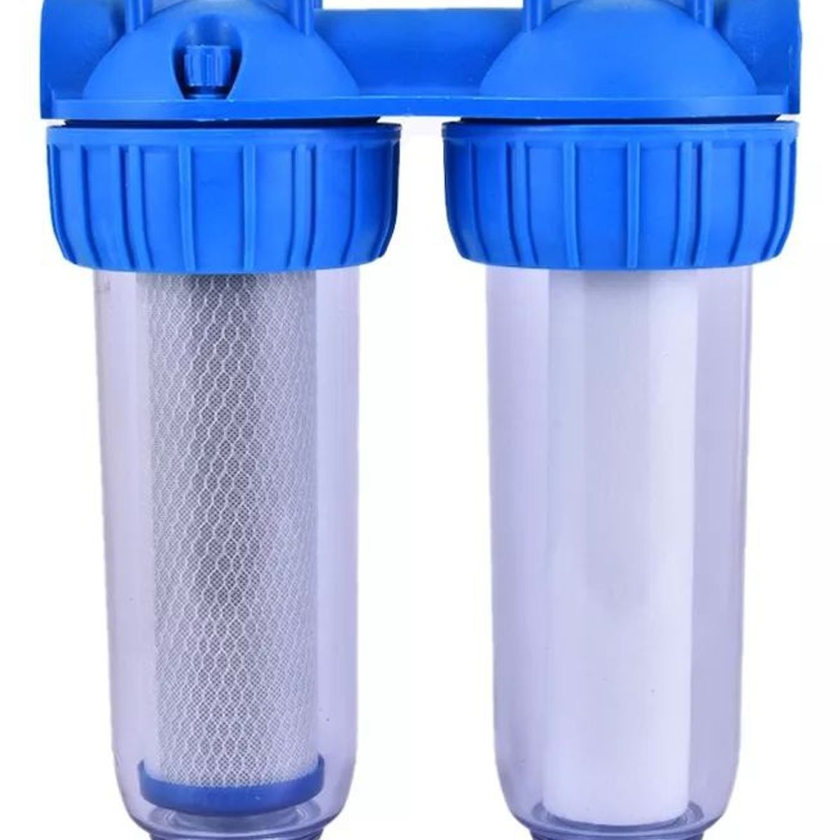 KUANGYE - Filtro Agua Doble Anti Sarro Ablandador 25cm