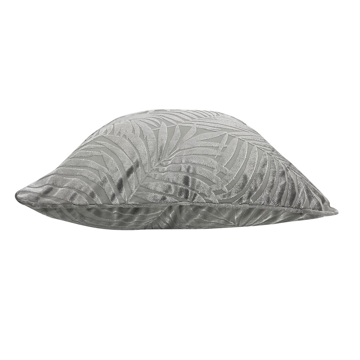 VEKKAHOME - COJIN CUADRADO 50X50 AQUA PLATA TEXTURA