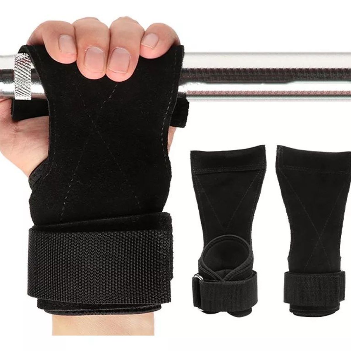 KUANGYE - Calleras De Cuero Para Pesas Calistenia El Par