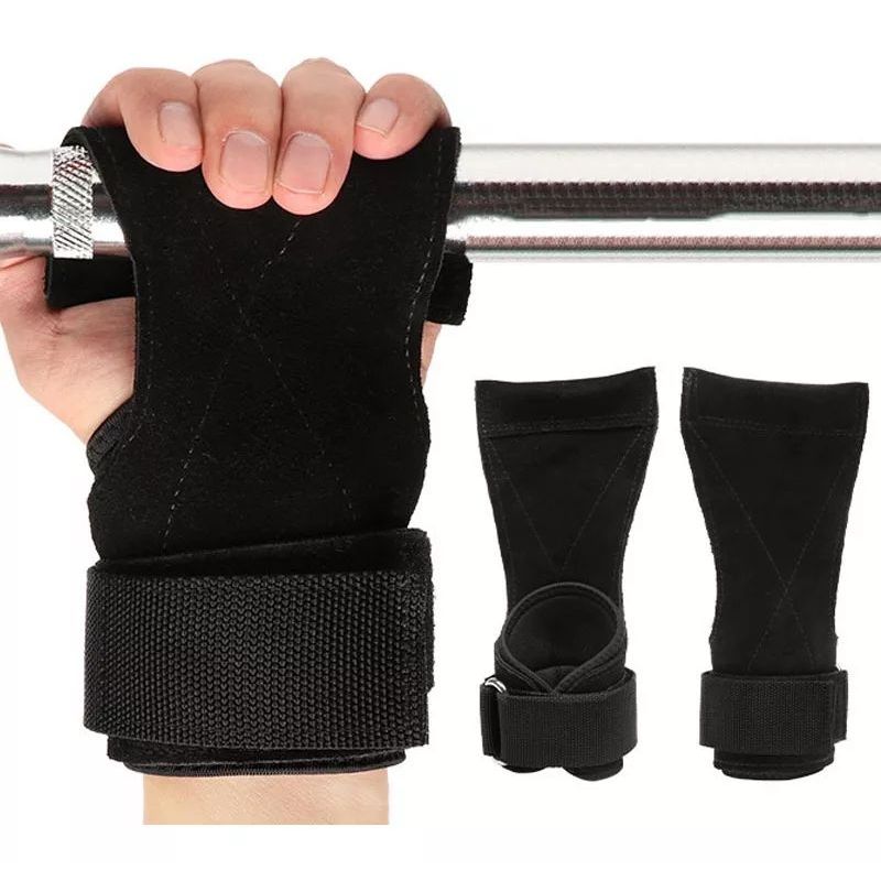 KUANGYE - Calleras De Cuero Para Pesas Crossfit Calistenia El Par