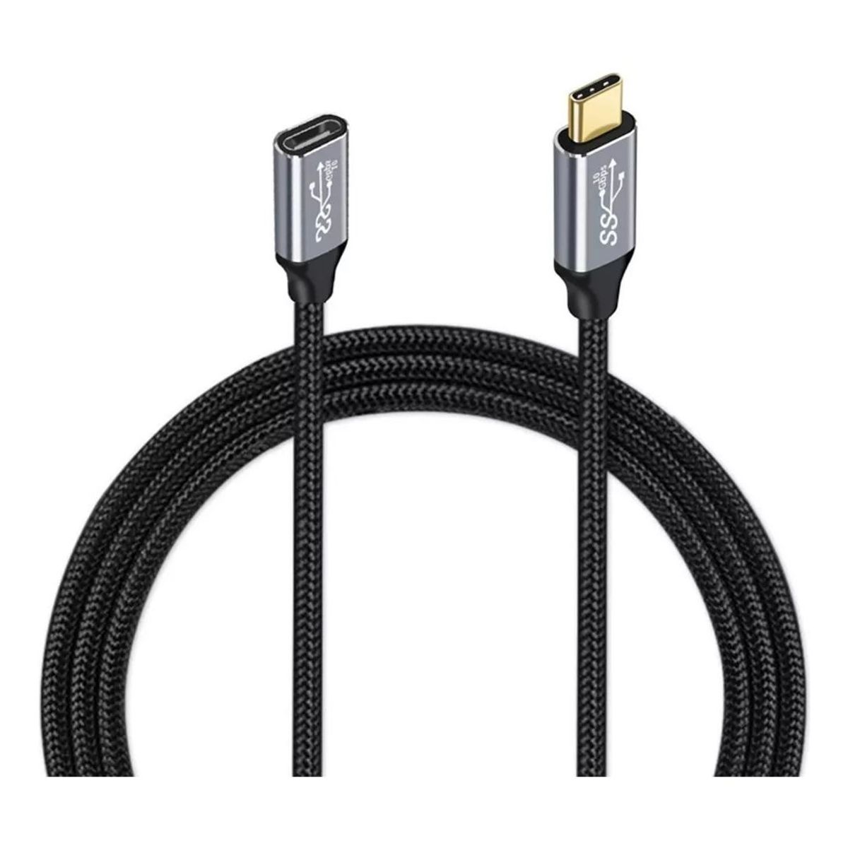 KUANGYE - Cable Extensión Usb C 3.1 Gen2 3m 10gbps Pd100w Qc 4.0 4k