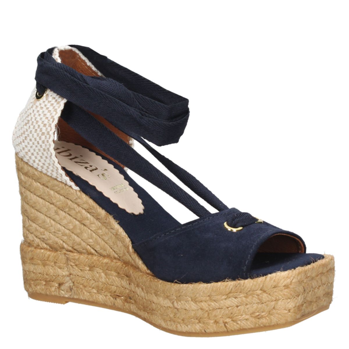 IBIZAS HERITAGE - Sandalia Casual Mujer Azul Ibiza’s Heritage