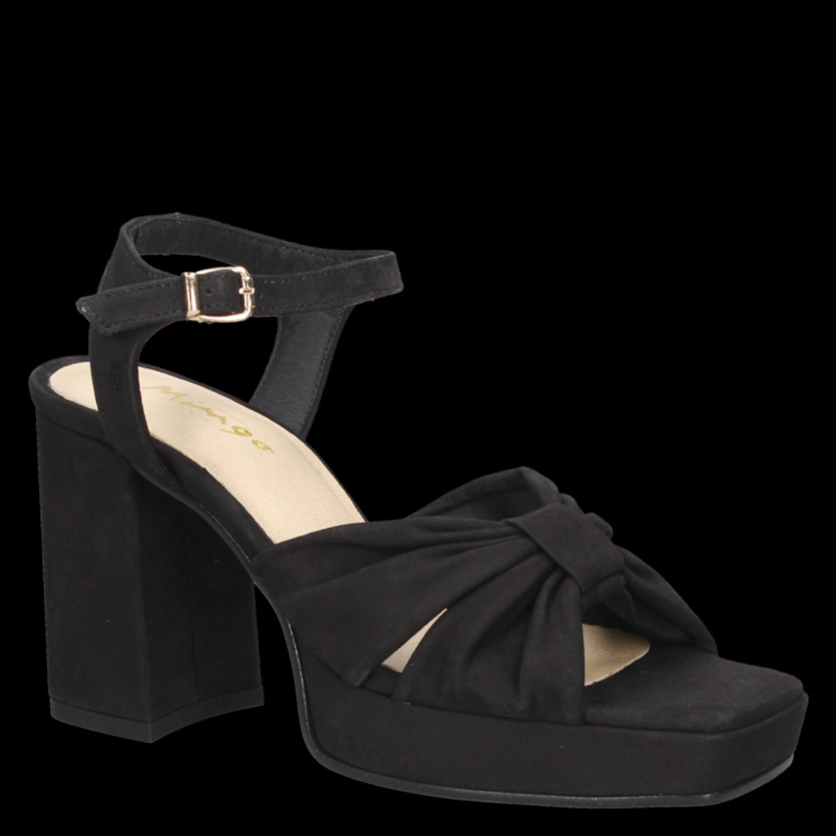 MINGO - Sandalia Casual Negro Mingo