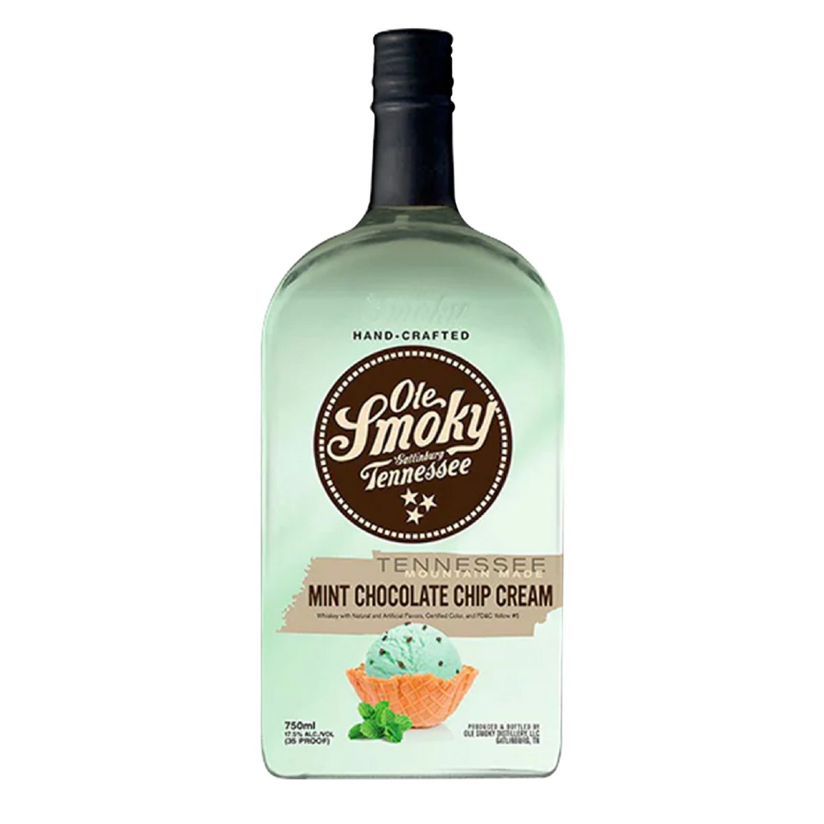OLE SMOKY - Whiskey Ole Smoky Mint Chocolate Chip Cream 750ml
