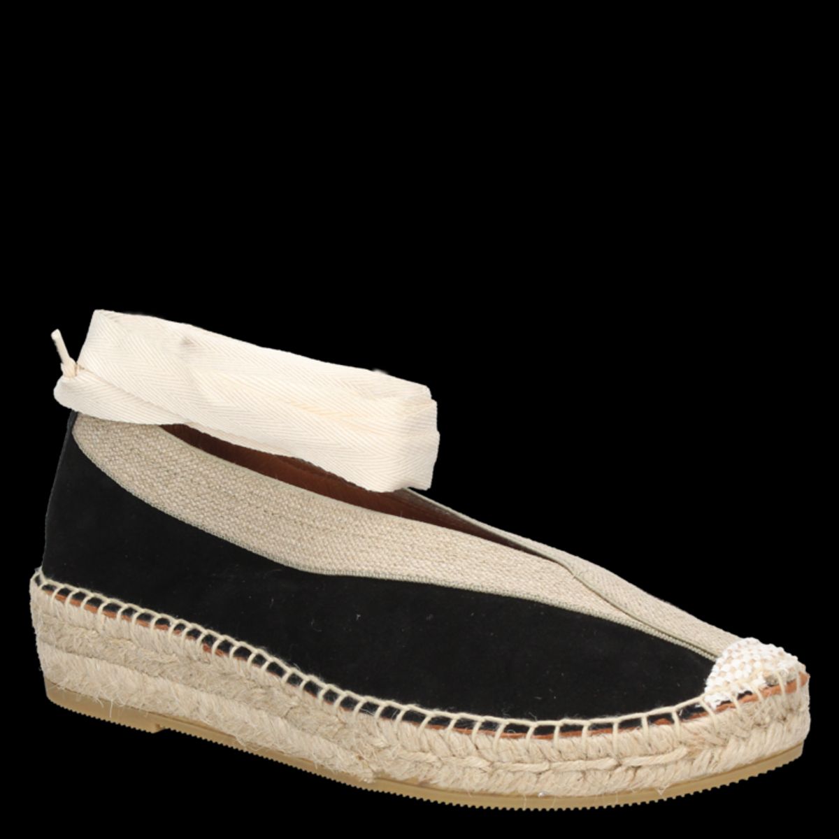 IBIZAS HERITAGE - Alpargata Casual Mujer Negro Ibiza’s Heritage