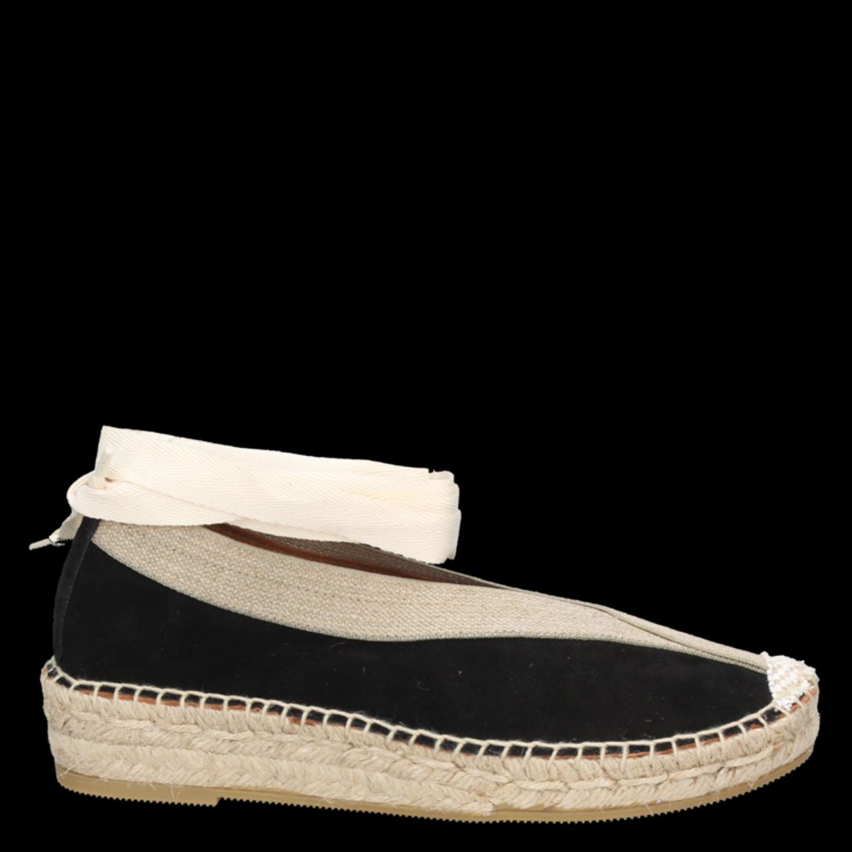 IBIZAS HERITAGE - Alpargata Casual Mujer Negro Ibiza’s Heritage