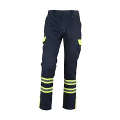 T-WORLD - Pantalón Cargo Gabardina Bicolor Con Cinta Reflectante