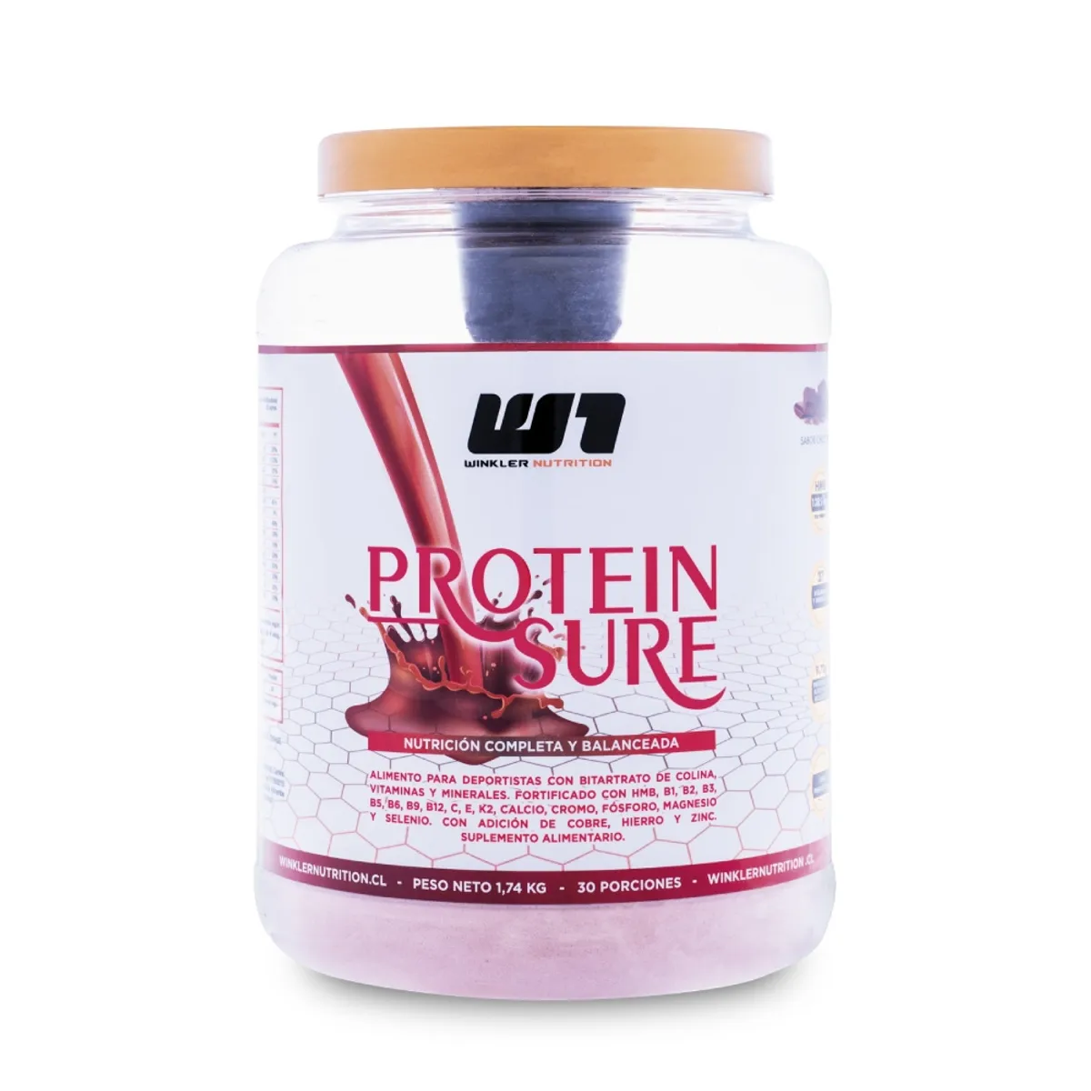 WINKLER NUTRITION - Ensure + HMB Protein Sure Winkler Nutrition sabor Chocolate 1,74 Kgs.