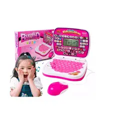 GENERICO - Ordenador Didactico Computadora Didactica Para Niñas Rosa