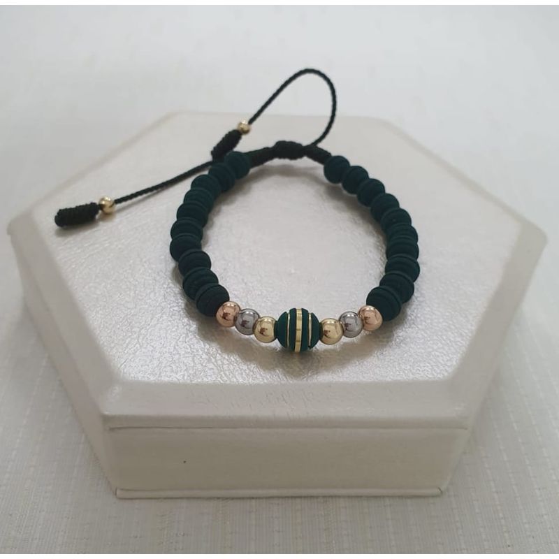 GENERICO - Pulsera Dorada en oro laminado de 18k