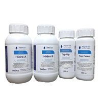 Solución nutritivas Hidroponía A+B 500 cc + pH sube y baja (250 cc)