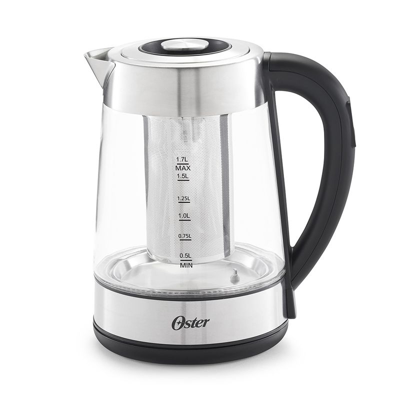 OSTER - Hervidor De Vidrio Oster con Control Temperatura E Infusor De Té
