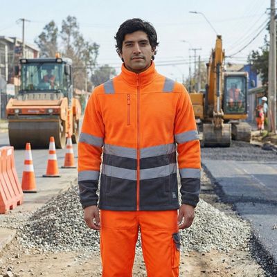 Imagen 2 del producto Micropolar Alta Visibilidad Bicolor Clase 2 Reflectante Hombre