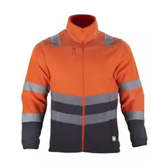 T-WORLD - Micropolar Alta Visibilidad Bicolor Clase 2 Reflectante Hombre