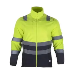 T-WORLD - Micropolar Alta Visibilidad Bicolor Clase 2 Reflectante Hombre