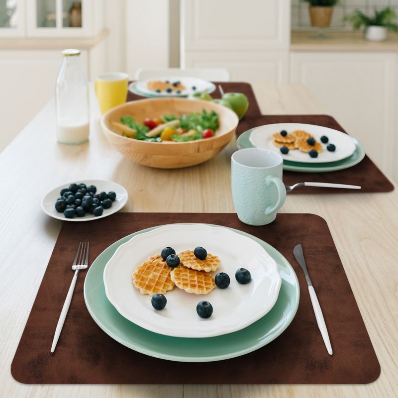 DAVANTI - Set 6 Individuales Dark Bonde Rectangular