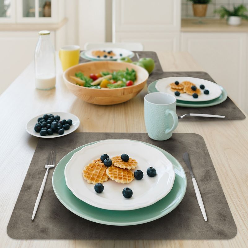 DAVANTI - Set 4 Individuales Gray Rectangular