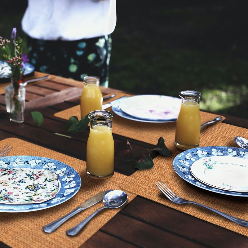 DAVANTI - Set 4 Individuales Luxe Autumn Rectangular