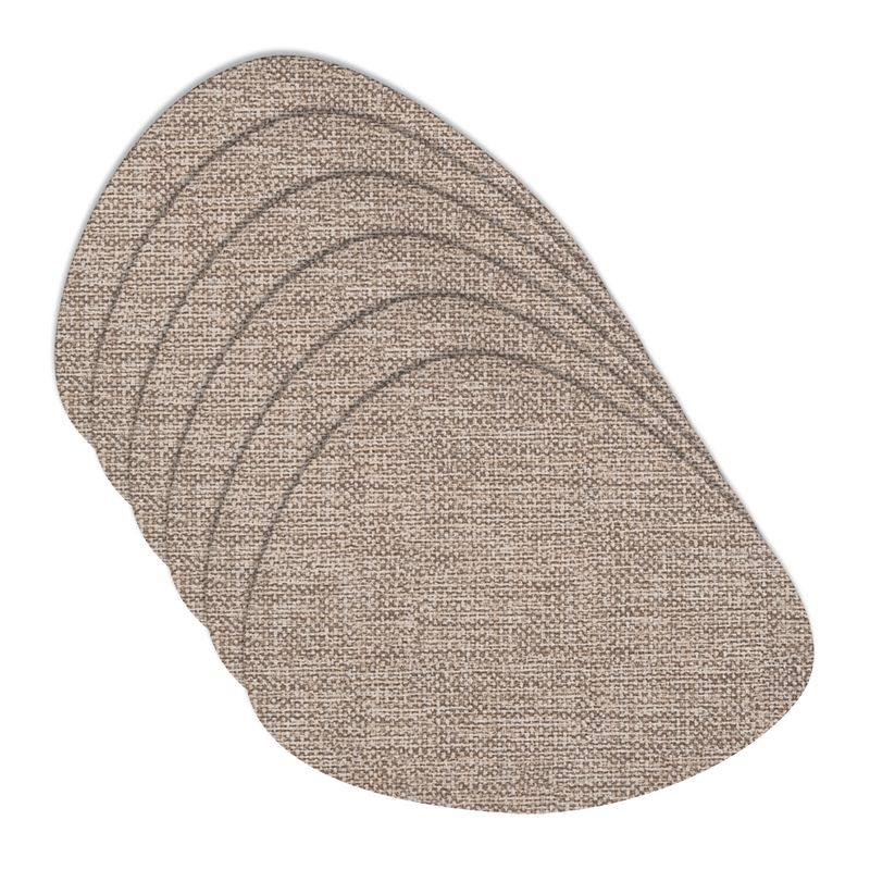 DAVANTI - Set 6 Individuales Luxe Pure Cashemere Stone