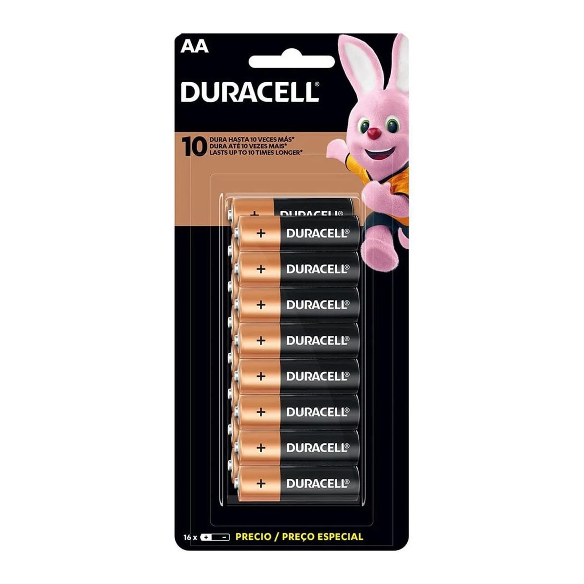DURACELL - Pack 16 Pilas Duracell AA Alcalina Blister