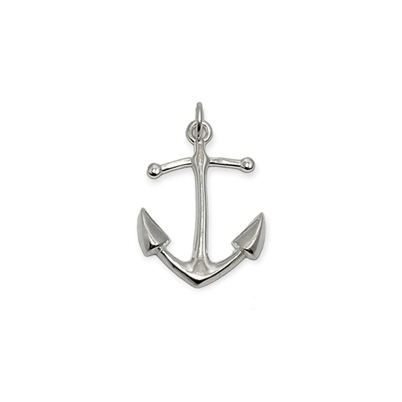 ANDREA COGGIOLA JOYAS - Colgante Ancla Plata Fina 925