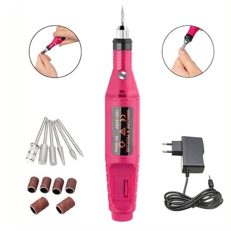 GENERICO - Torno de uñas pequeño color Rosado