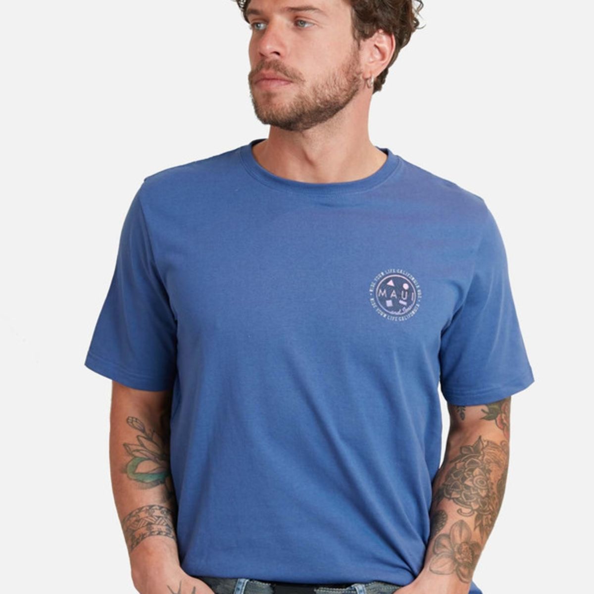 MAUI AND SONS - Pack Polera Cinturon Denim 5AV1766 Hombre Maui and sons