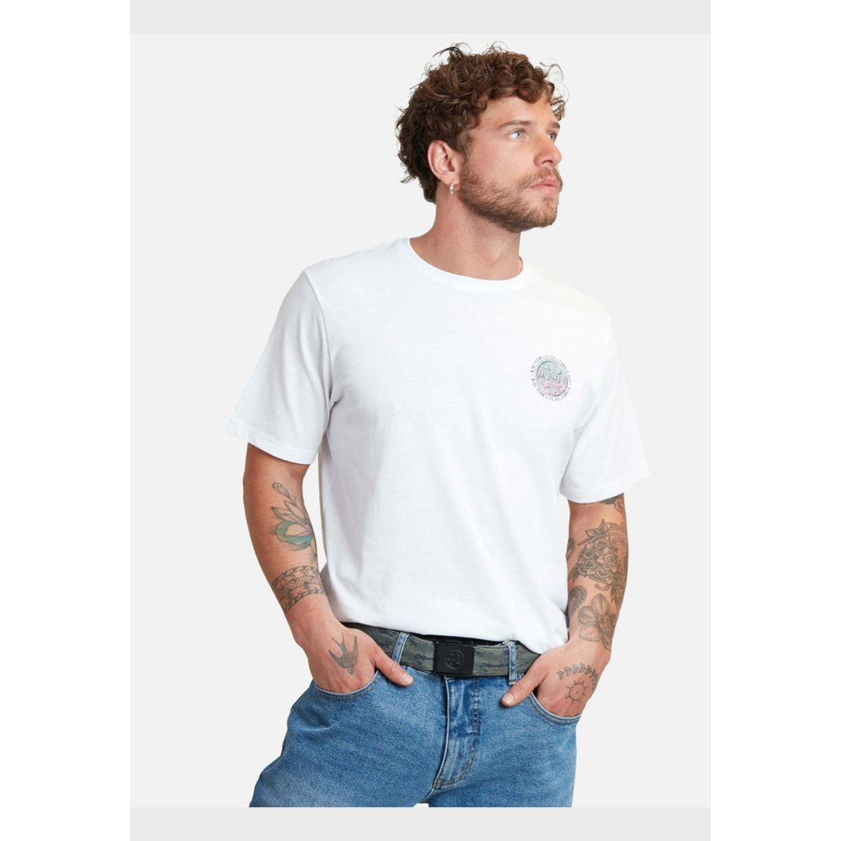 MAUI AND SONS - Pack Polera Cinturon Blanco 5AV1766 Hombre Maui and sons