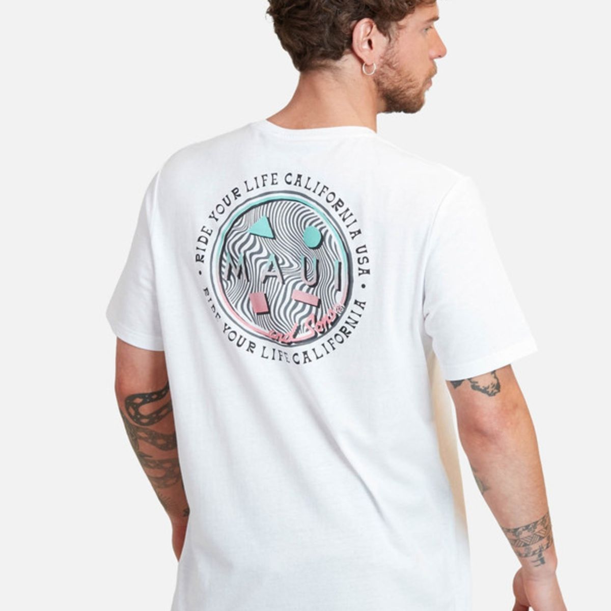 MAUI AND SONS - Pack Polera Cinturon Blanco 5AV1766 Hombre Maui and sons