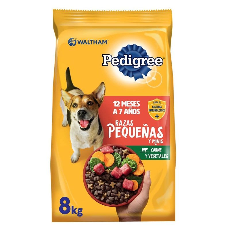 PEDIGREE - Pedigree - Alimento Adulto Raza Pequeña Carne y Vegetales 8 KG