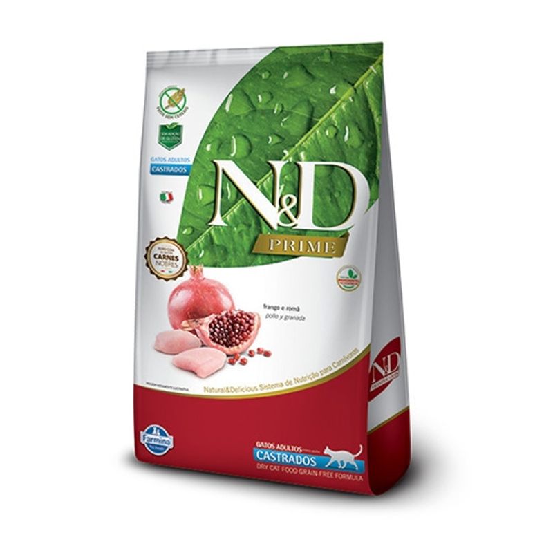 N&D - N&D Prime - Alimento para Gato Castrado Pollo 7.5 KG