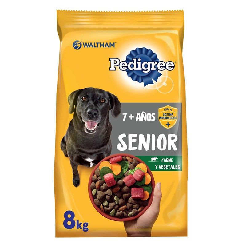 PEDIGREE - Pedigree - Alimento Perro Senior 7+ Carne y Vegetales 8 KG