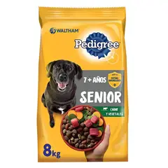 PEDIGREE - - Alimento Perro Senior 7+ Carne y Vegetales 8 KG