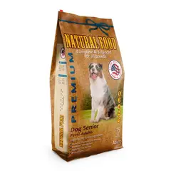 NATURAL FOOD - - Alimento Perro Senior 7+ Todas las Razas 15 KG