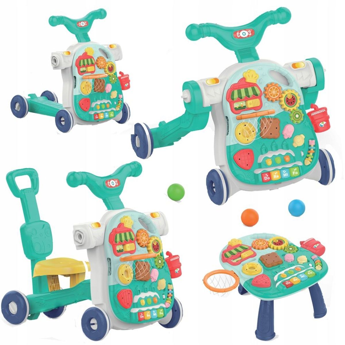 GENERICO - Caminador Andador Scooter Bebé Musical Multifuncional