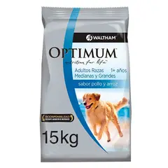 OPTIMUM - - Alimento Adultos Razas Medianas y Grandes 15 KG
